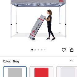MASTERCANOPY Pop Up Canopy Tent Commercial Grade 10x10 Instant Shelter (Grey