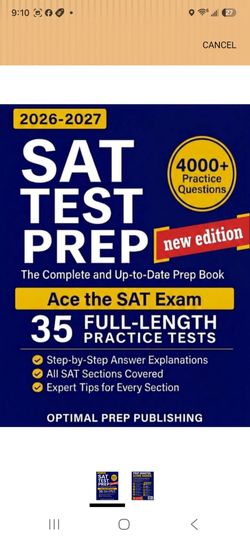 2026-2027 SAT prep books,