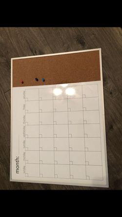 Whiteboard calendar