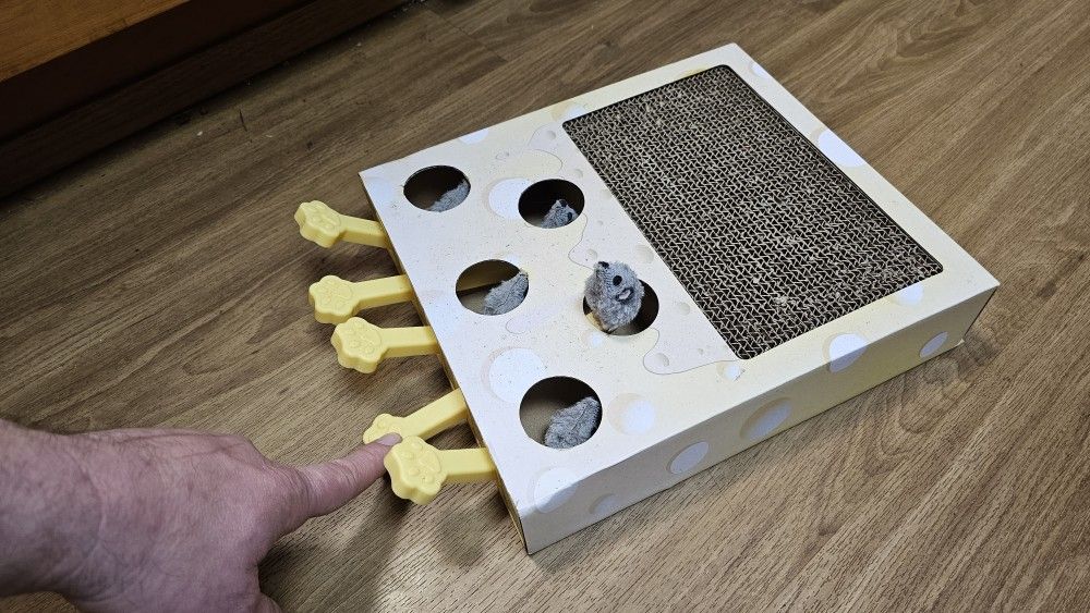 Whisker City® Whackamouse Corrugate Scratcher Cat Toy