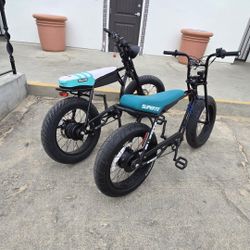 Electric Bikes. Super 73