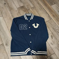 True Religion Varsity Jacket Sz Large