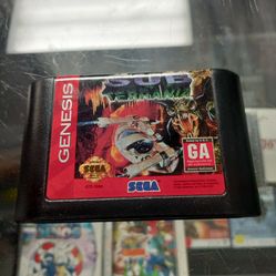 Sub Terrania Sega Genesis