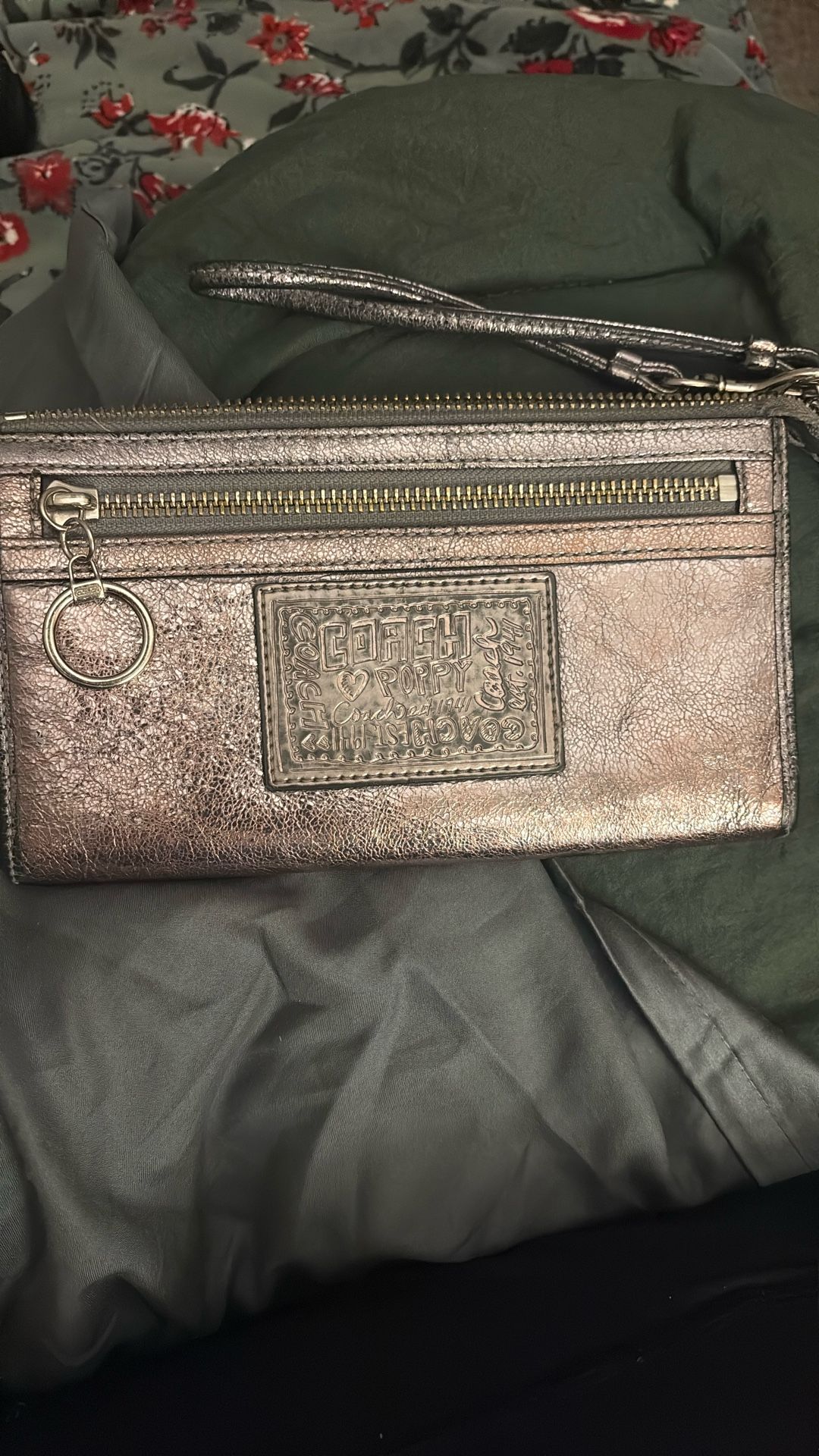 Coach Poppy Wristlet 