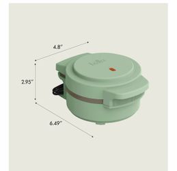 Bello Mini Waffle Maker Light Green