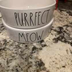 Rae Dunn VHTF  Kitty  Bowls 