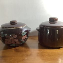 VINTAGE BEAN POTS FROM JAPAN AND WESTBEND USA