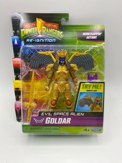 Mighty Morphin Power Rangers Re-Ignition Evil Space Alien Goldar 6" Figure