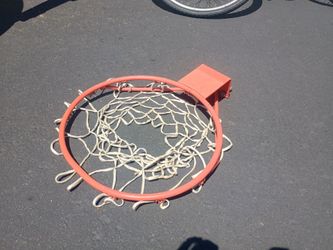 Pro size basketball hoop