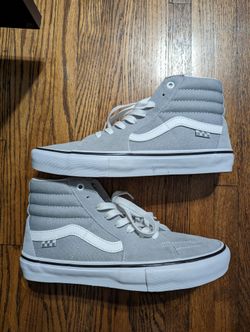 Grey Vans High top 9 1/2