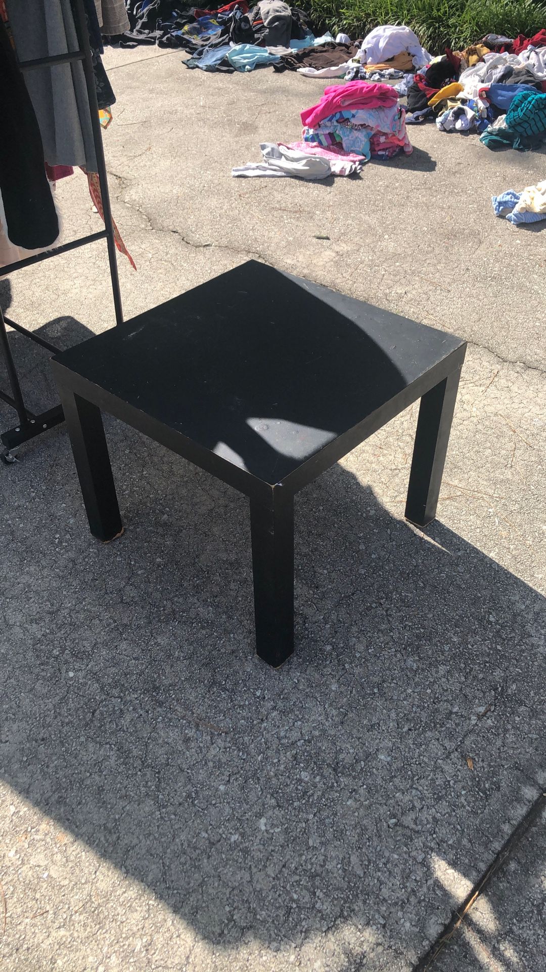 Black End Table