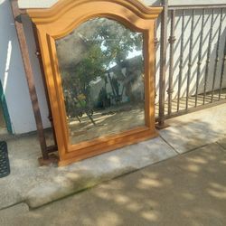 Wooden Dresser Mirror