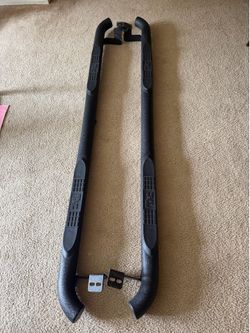 TAC Side Steps Running Boards Compatible with 2005-2023 Toyota Tacoma Double Cab Truck Pickup 3” Texture Black Side Bars Nerf Bars Off Road Accessorie