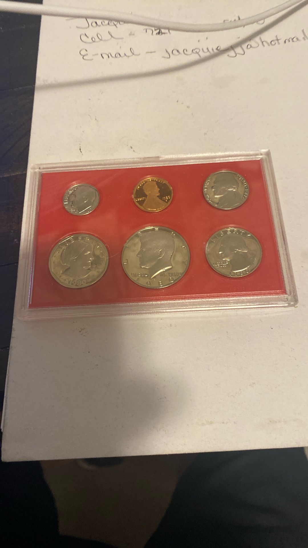 1980 United States Proof Set.