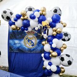 Real Madrid Soccer Backdrop
