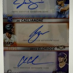2025 Bowman’s Best Triple Auto- Caglione-Eldridge-Condon 09/25