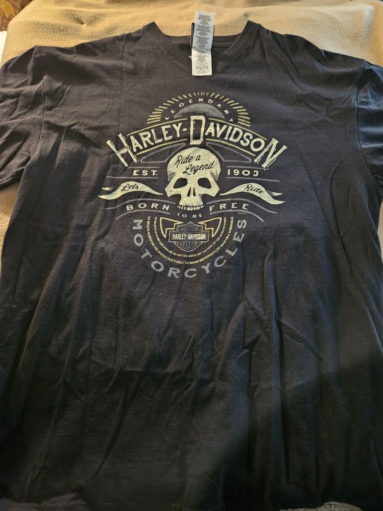Mens Harley Shirts XL Never Worn