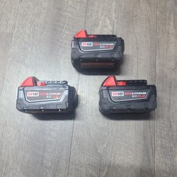 Milwaukee Batteries 5.0 $59 Each
