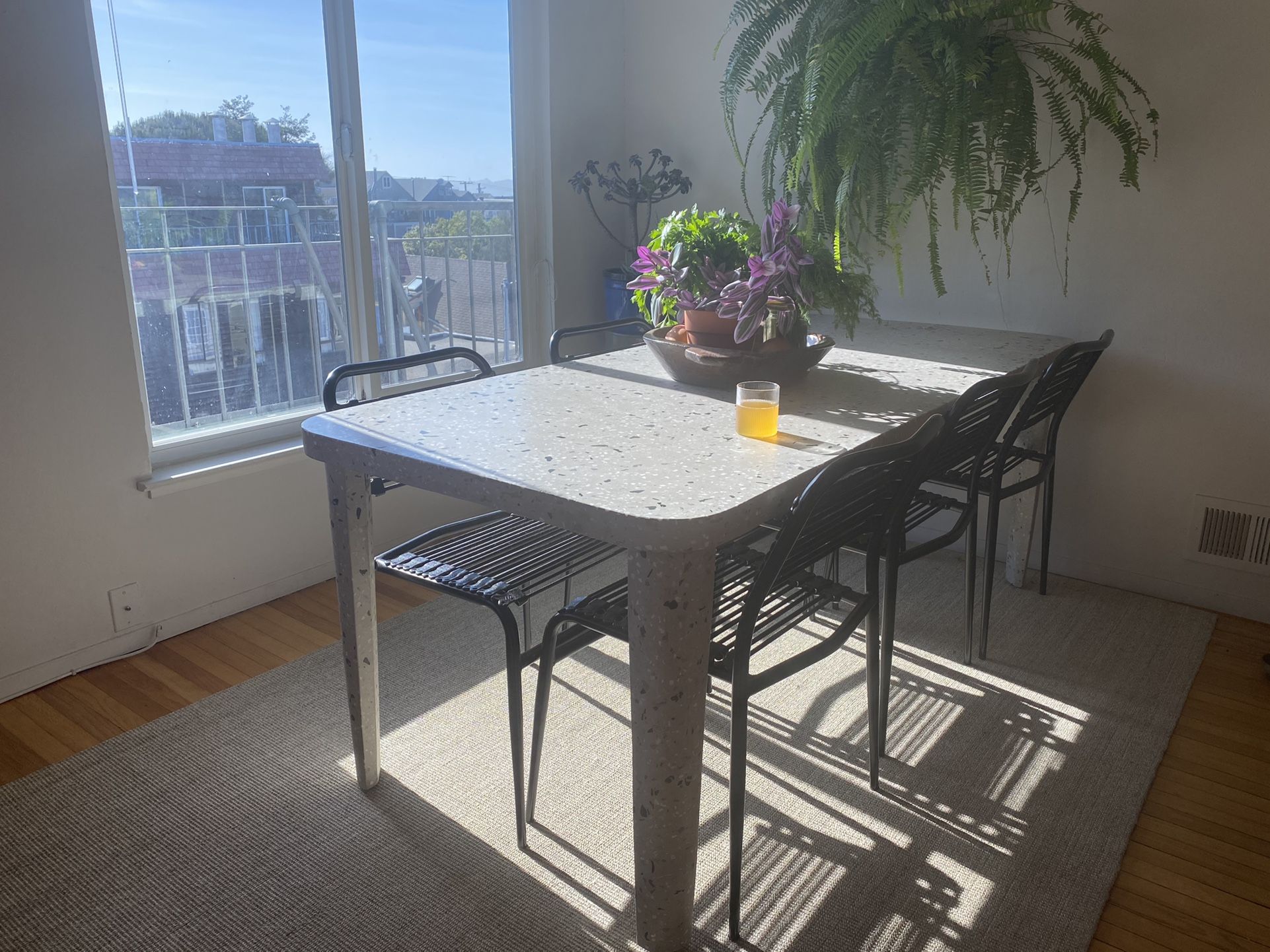 CB2 Lambrate Terrazzo Outdoor Dining Table