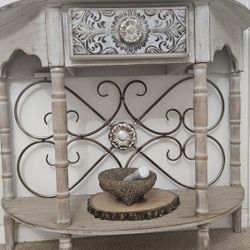 Entry Table And Picture Frame