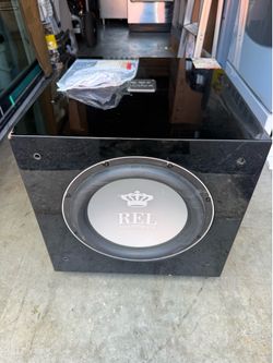 REL - S/812 Subwoofer - Black - Open Box - Excellent