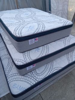 Queen Size Mattress Pillow Top New