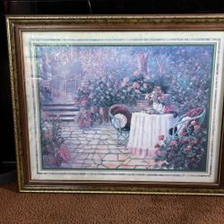 Hermoso  Cuadro Con Una Bella Foto Linda Pintura 