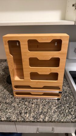 Like new Zip Lock Bags Organizer