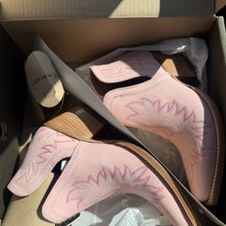 Ariat Dixon Powder Pink Boots 