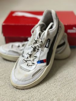 Puma Low-Top Sneakers White with BMW Stripe