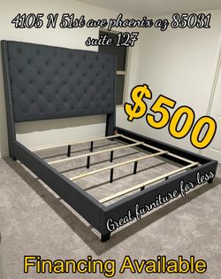 King size bed frame brand new