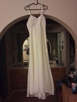 White wedding dress