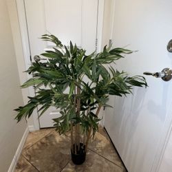 4 Ft tall artificial bamboo Plant 