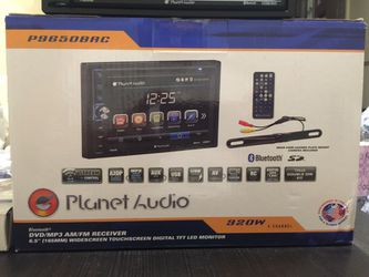 Movilizar Ventana mundial aparato Planet audio , Bluetooth, DVD , USB , Auxiliar , camara de reversa incluida  for Sale in San Jose, CA - OfferUp