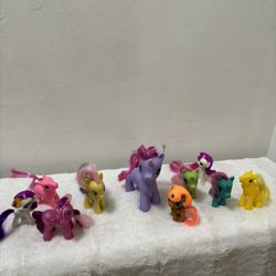 10 Vintage My Little Pony Figurines 