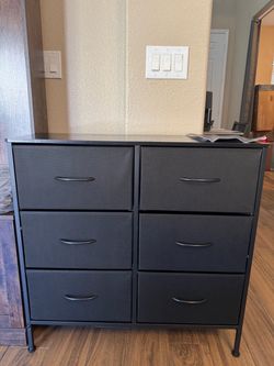 6-Drawer Fabric Dresser Storage Organizer