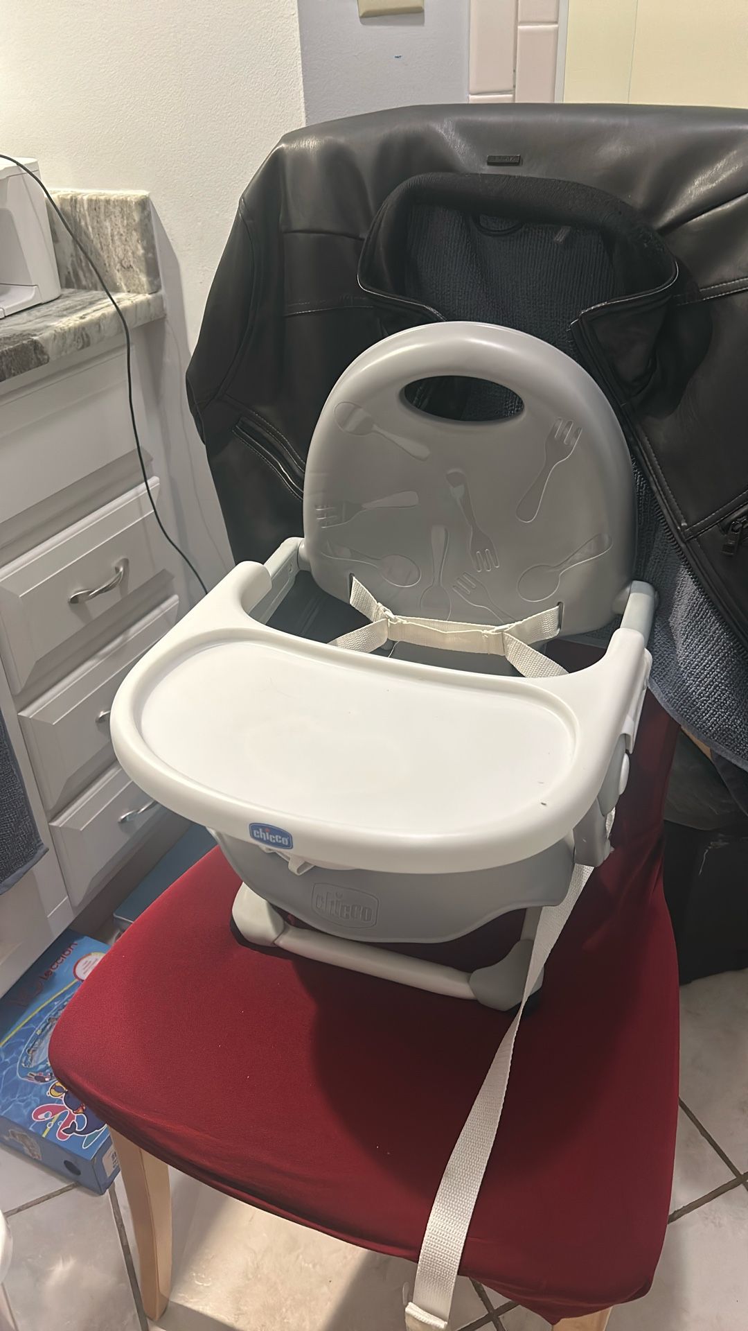 Chicco Pocket Snack – Asiento elevador para niños, gris