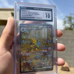 Alakazam ex 151 Japanese SAR CGC Gem Mint 10