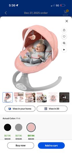 Baby swing