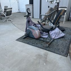 Exercise Bike A Lil Rust From Being Outside Never Used