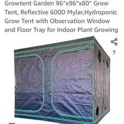 Grow Tent Indoor Or Outdoor. Light Proof.  