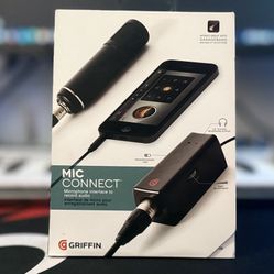 Griffin MicConnect 1/8 To XLR Mic Interface For iOS 