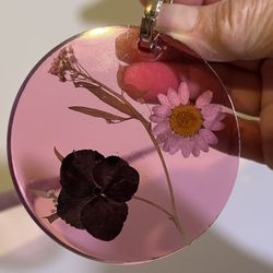 Wildflowers Resin Keychain 