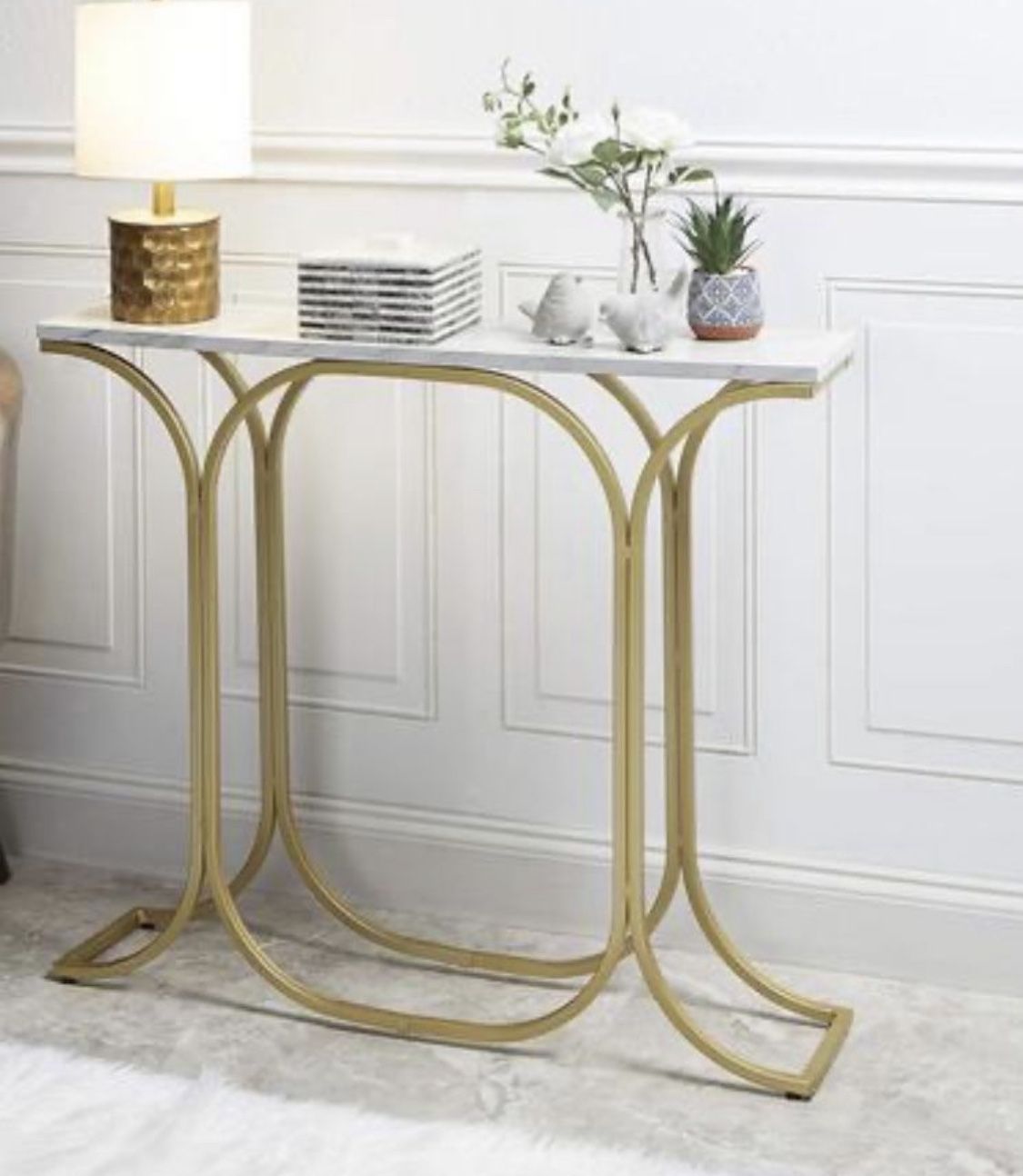 Console Table- Space Saver Decorative Entry Sofa Table Storage 