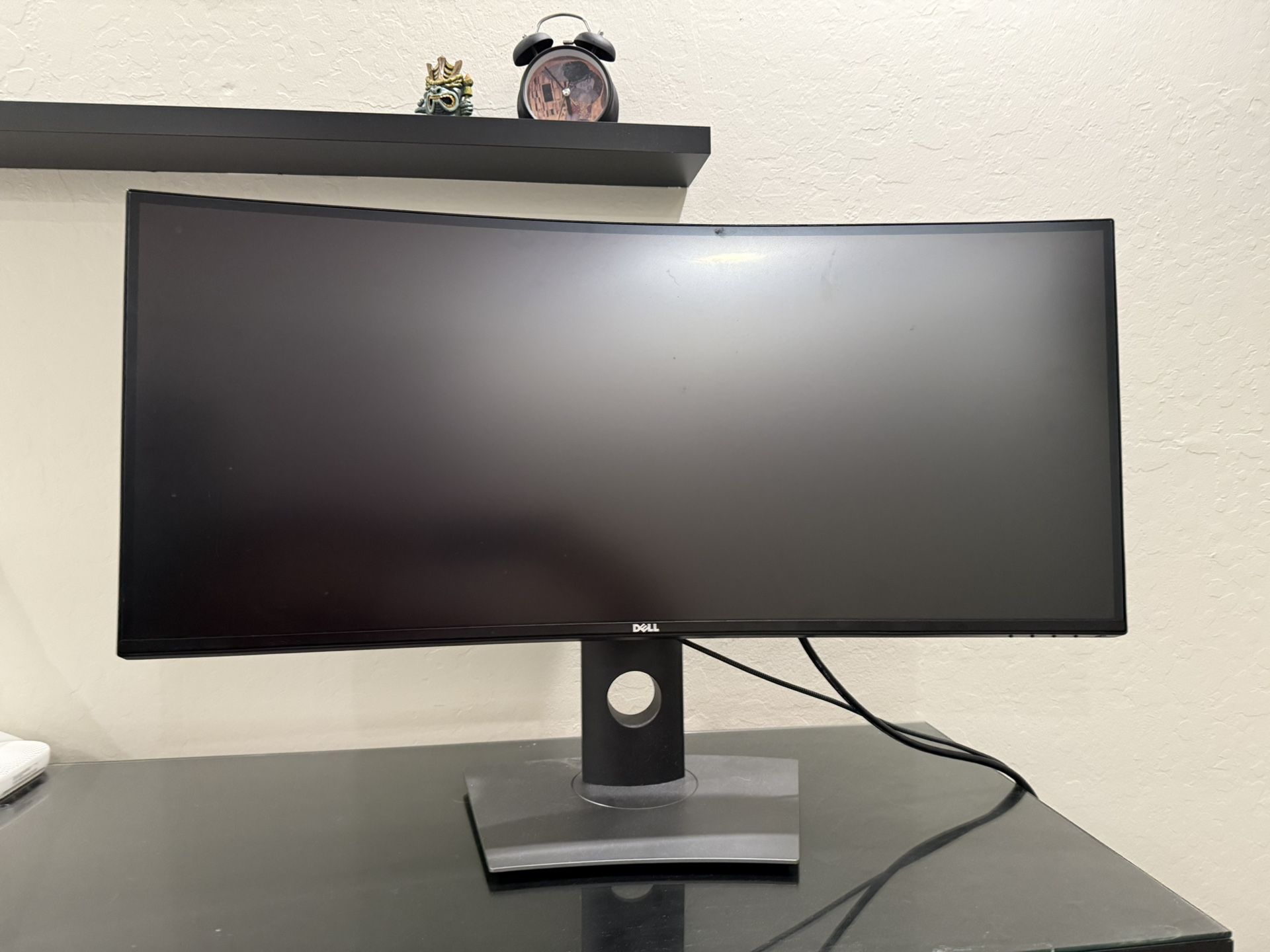 Dell U3419w Ultrasharp 34-Inch WQHD (3440x1440) Curved IPS USB-C Monitor, Black