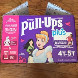 Pull Ups Girls 4T-5T Disney Princess