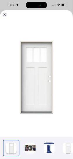 Exterior front door with frame 36x80
