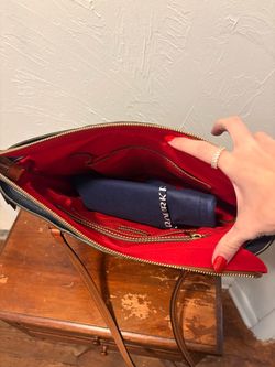 Dooney & Bourke Navy Pebble Tote