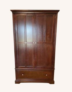 Stanley Cherry Wood Armoire 