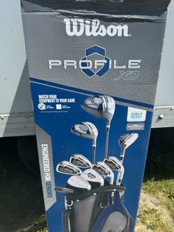Wilson Profile XD Bag + Irons Left Handed